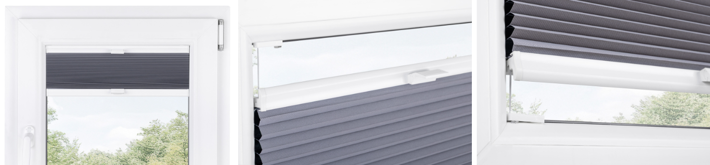 Montaż inwazyjny plisy okiennej