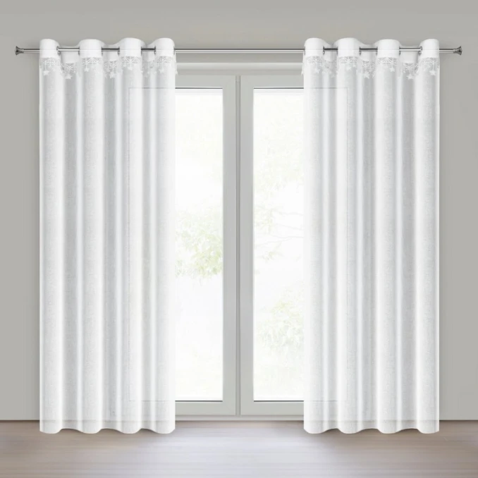 Firany gotowe świąteczne