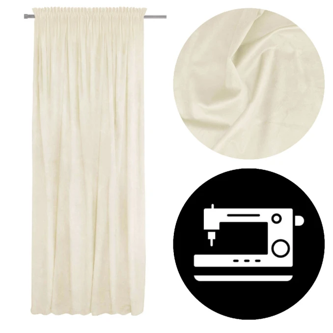 Zasłona gotowa na metry - szyta na wymiar