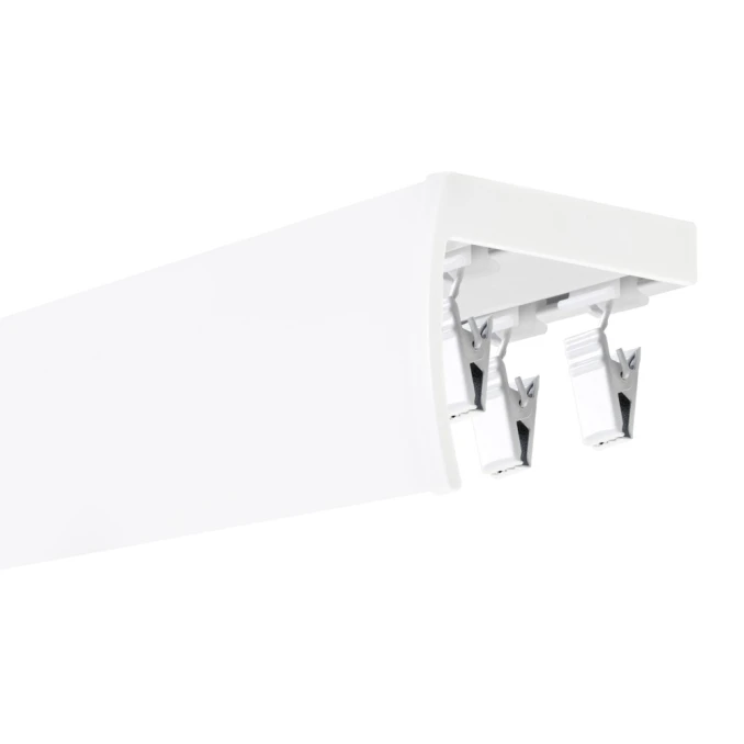 Karnisz sufitowy aluminiowy DUO