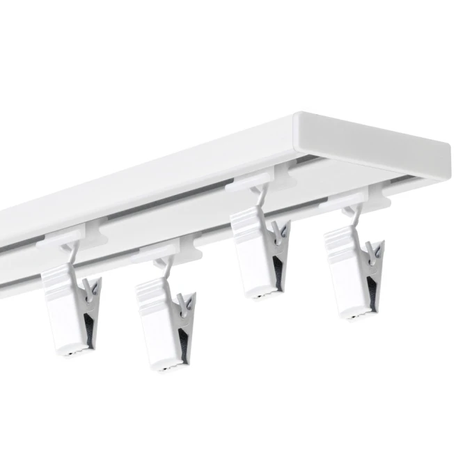 Karnisz sufitowy aluminiowy DUO